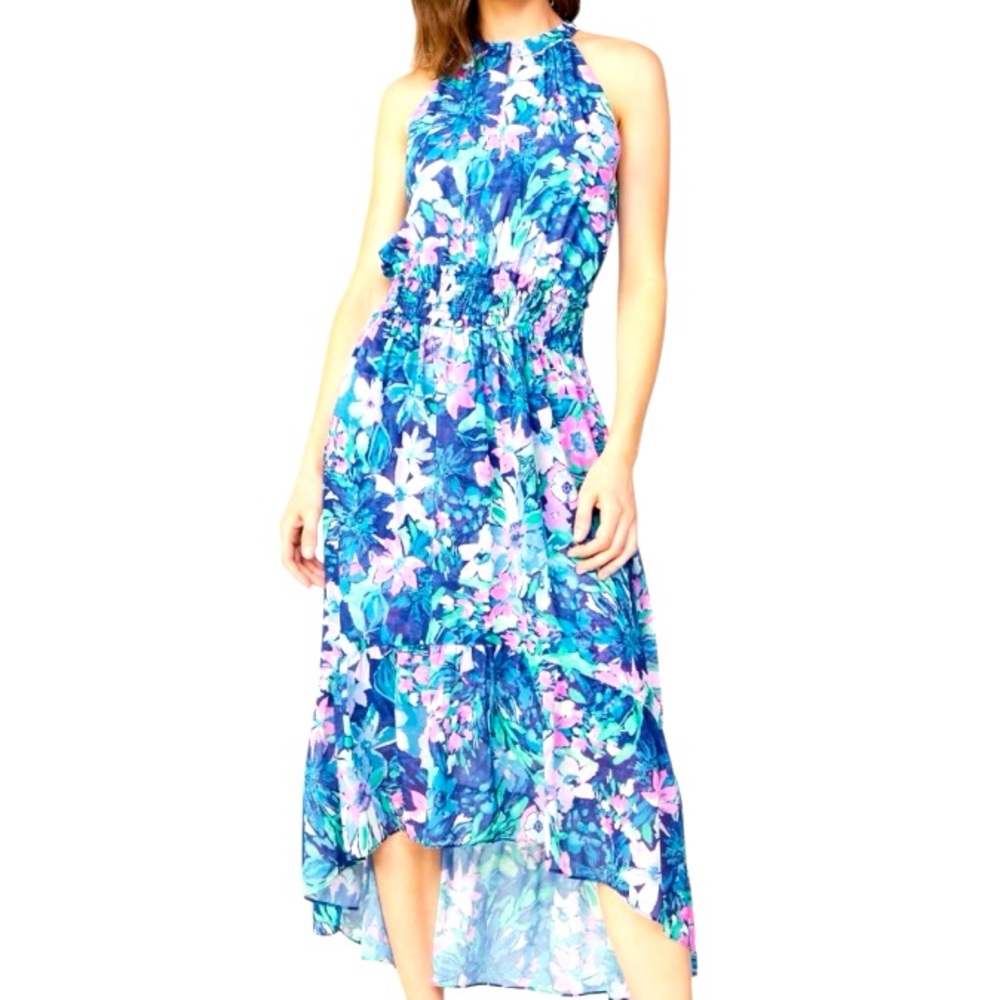 Current Air LA floral halter dress